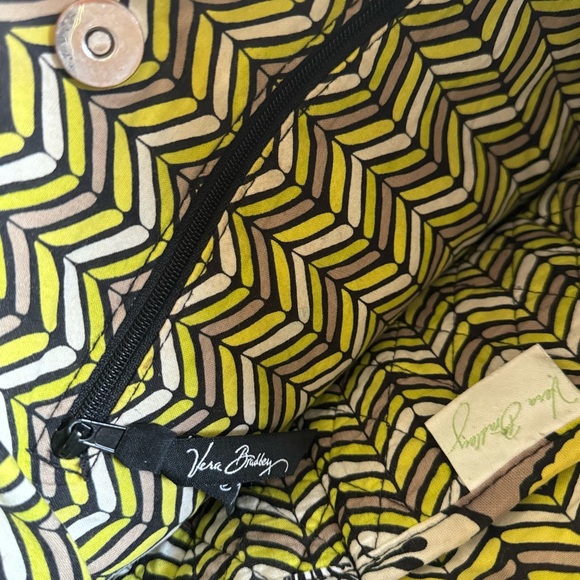 Vera Bradley Curvy Tote - Citron Design - Picture 2 of 6